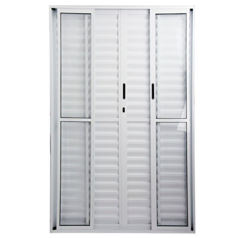 Porta-Balcao-Veneziana-6-Folhas-Vidro-Liso-Aluminio-Branco-210x150cm