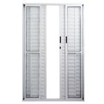 Porta-Balcao-Veneziana-6-Folhas-Vidro-Liso-Aluminio-Branco-210x150cm