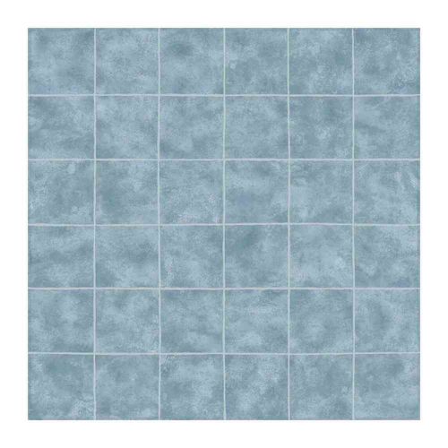 Porcelanato Aquarela Blue Borda Reta Brilhante Azul 72x72cm 2,59m2