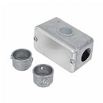 Kit-Condulete-Multiplo-X-3-4--Tampa-Cega-2-Conectores-e-3-Tampoes