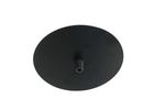 Canopla-Redonda-para-Lustre-ou-Pendente-em-Aluminio-Preto-com-150mm