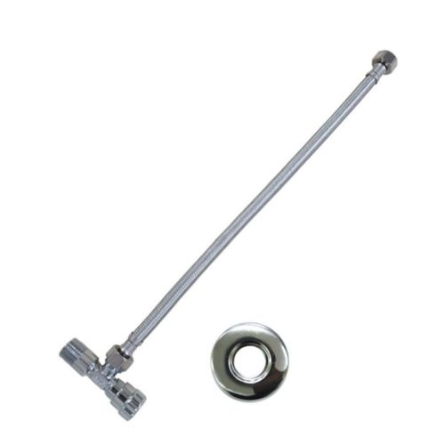 Engate Flexível Metálico Fêmea com Registro 40cm 1/2" Wog
