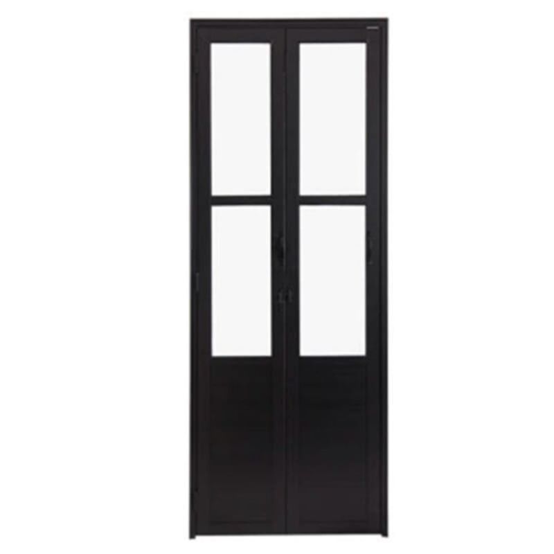 Porta-Camarao-Lambril-Vidro-Boreal-c-Fechadura-Preto-Direito-210x80cm