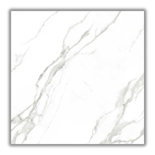 Piso Calacata Light Borda Reta Polido Branco 85x85cm 2,14m2