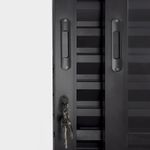 Porta-Balcao-Veneziana-3-Folhas-Vidro-Liso-Aluminio-Preto-210x120cm