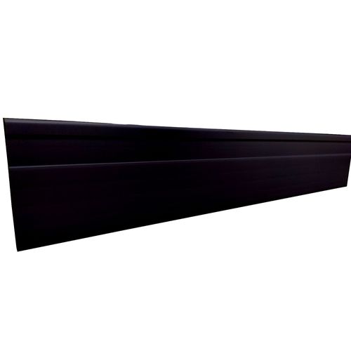 Rodapé PVC Master Preto Frisado 7X240cm