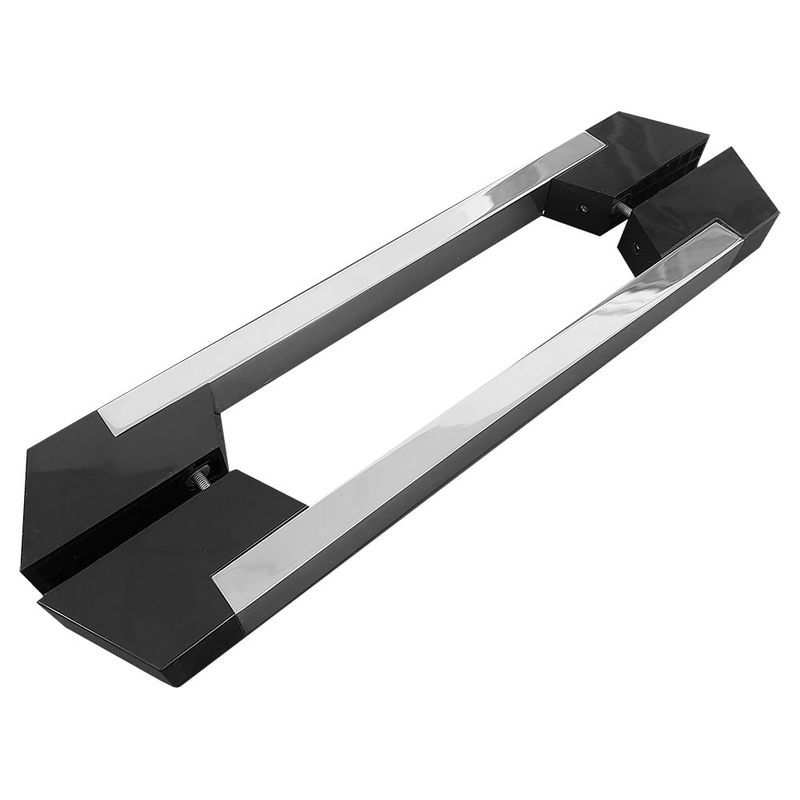 Puxador-Tubular-Duplo-Let-465mm-Inox-Polido-e-Preto