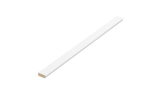 Acabamento Ripado Fêmea MDF Resistente à Umidade Branco Max 270cm