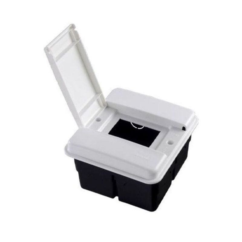Quadro-PS-Disjuntor-Embutir-sem-Barramento-para-4-Disjuntores-Branco