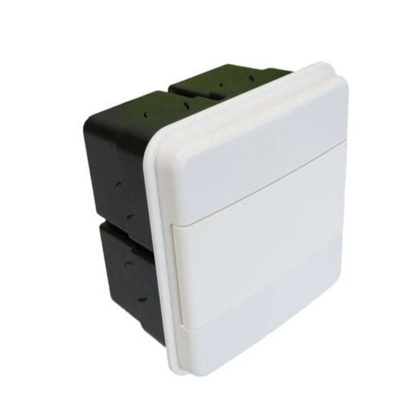 Quadro-PS-Disjuntor-Embutir-sem-Barramento-para-4-Disjuntores-Branco