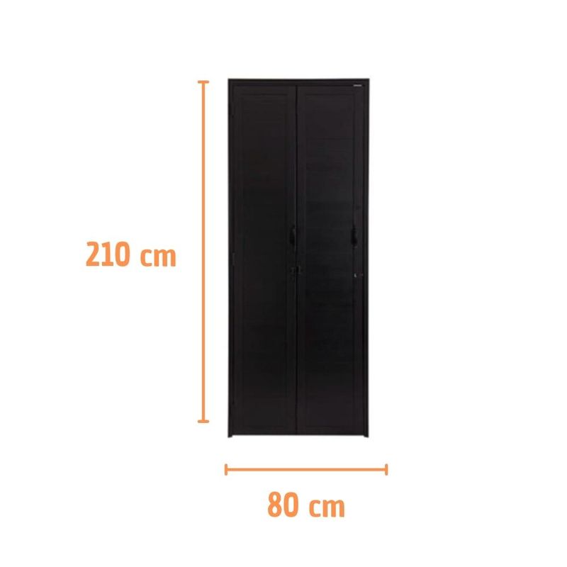 Porta-Camarao-Lambril-com-Fechadura-Preto-Esquerdo-210x80cm