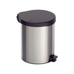 Lixeira-New-Redonda-com-Pedal-12L-Cromada-com-Tampa-Tramontina
