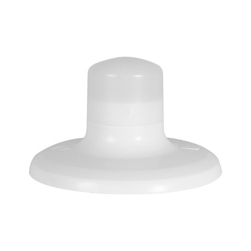 Plafonier Plástico Redondo Demi LED Integrado 9W 800 Lúmens Luz Branca