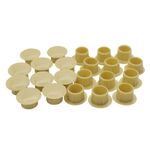 Tapa-Furo-Plastico-8mm-Marfim-20-Pecas