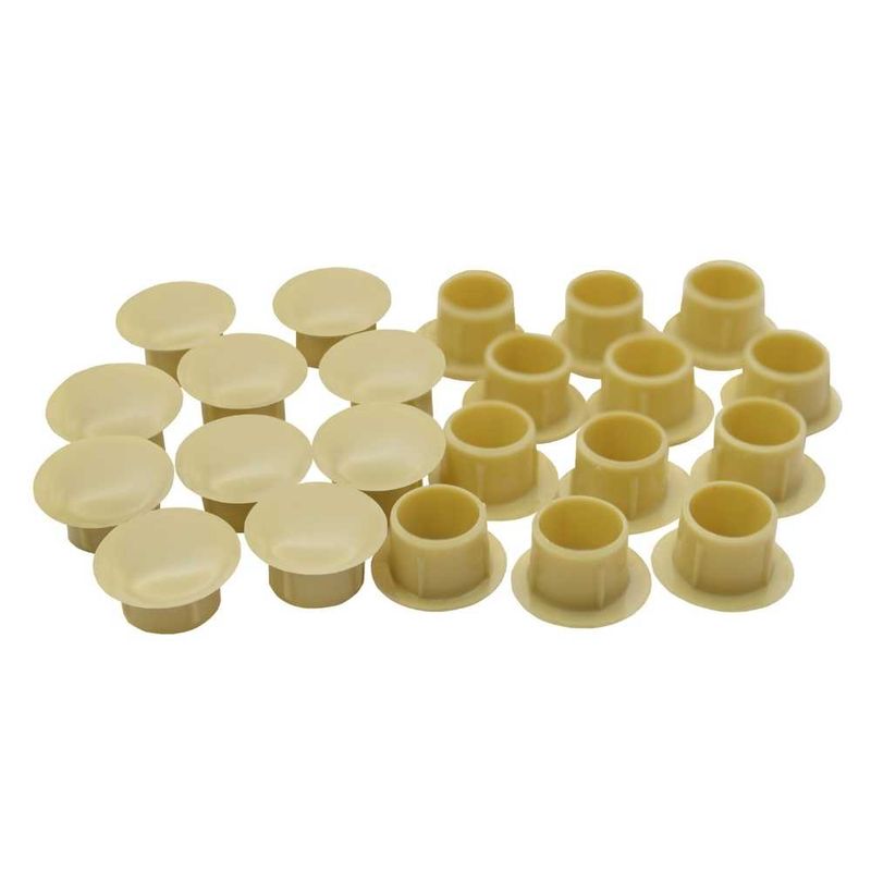 Tapa-Furo-Plastico-8mm-Marfim-20-Pecas