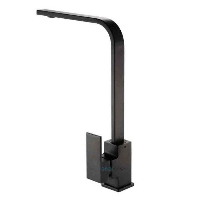 Monocomando-para-Cozinha-Mesa-Bica-Alta-Preto-Luxo-36cm
