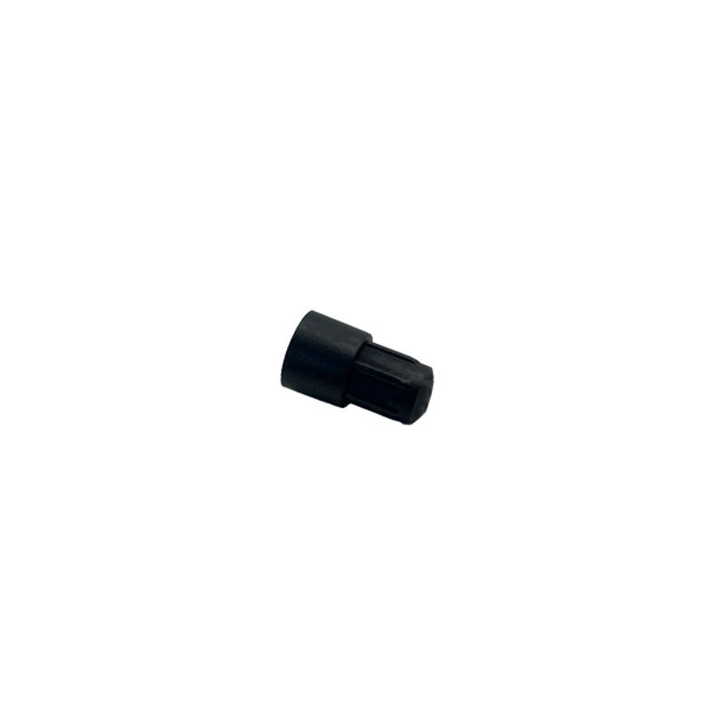 Suporte-de-Prateleira-Macho-6x8mm-Preto-20-Pecas