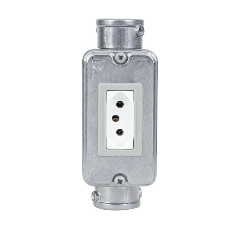 Kit-Condulete-Multiplo-X-3-4--Tomada-20A-2-Conectores-e-3-Tampoes