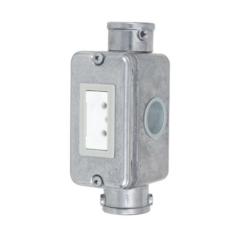 Kit-Condulete-Multiplo-X-3-4--Tomada-20A-2-Conectores-e-3-Tampoes