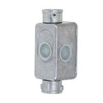 Kit-Condulete-Multiplo-X-3-4--Tomada-20A-2-Conectores-e-3-Tampoes