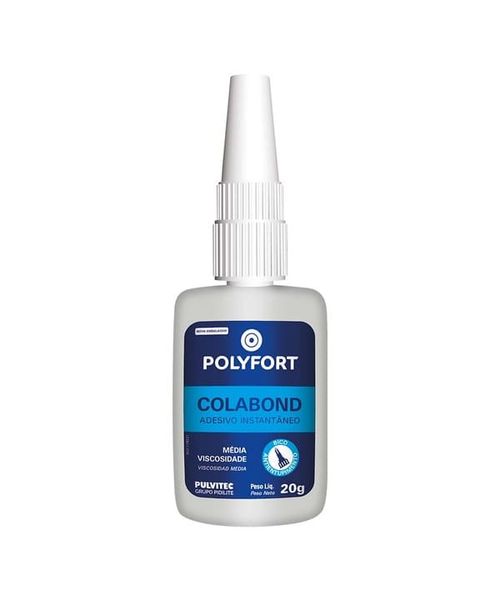 Adesivo Instantâneo Colabond Incolor 20g Pulvitec