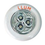 Luminaria-de-LED-Button-Branca-03W-Alimentacao-3-Pilhas-AAA