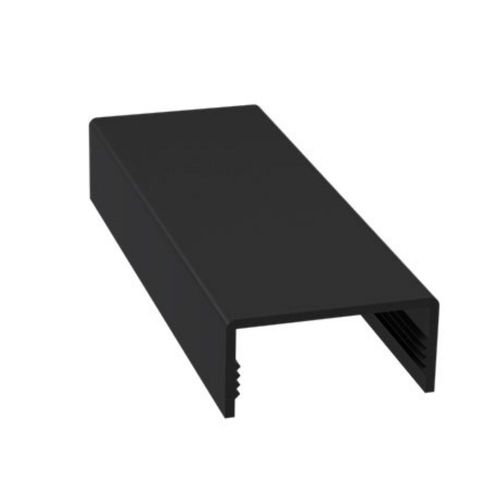 Luva 20x10mm para Caneleta Preto Alumbra 1 Peça
