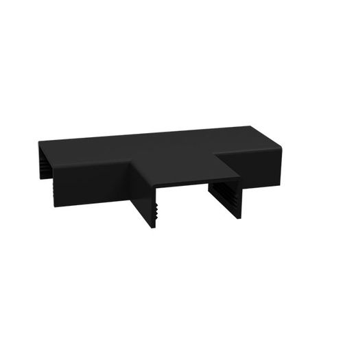 Derivação T 20x10mm para Canaleta Preta Alumbra 1 Peça