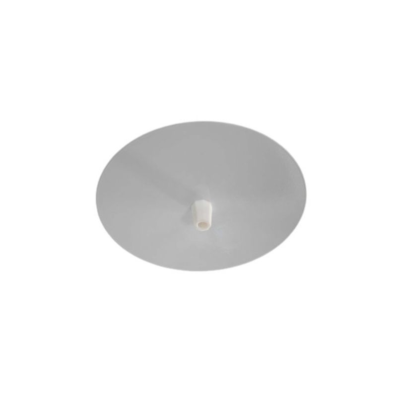 Canopla-Redonda-para-Lustre-ou-Pendente-em-Aluminio-Branco-com-150mm