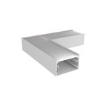 Joelho-Sobrepor-Perfil-50mm-Parede-Parede-em-Aluminio-Branco