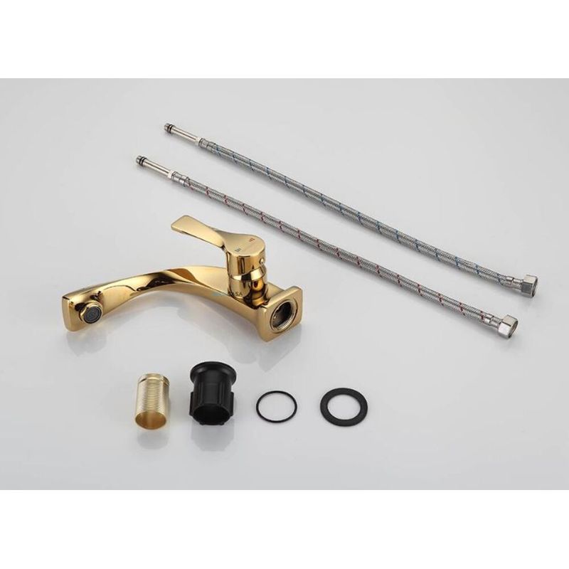 Monocomando-para-Banheiro-Mesa-Bica-Baixa-Dourado-Luxo