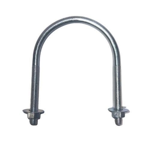 Grampo Tipo U Vergalhão 4" X 3/8" 5 Peças