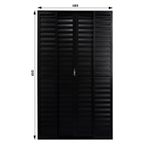 Porta-Balcao-Veneziana-6-Folhas-Vidro-Liso-Aluminio-Preto-210x150cm