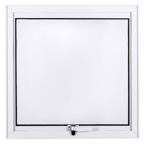 Maxim-ar Vidro Boreal sem Grade Alumínio Branco 60x60cm