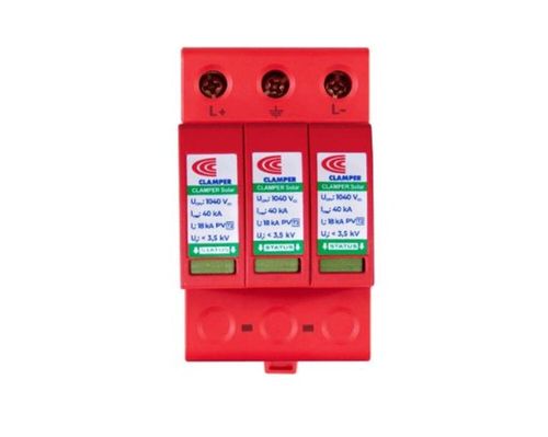 Dispositivo de Proteção Contra Surto DPS Solar 1040V 40kA Clamper