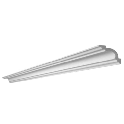 Rodateto Poliestireno A3 Branco 3x3x200cm Pacote com 2 peças