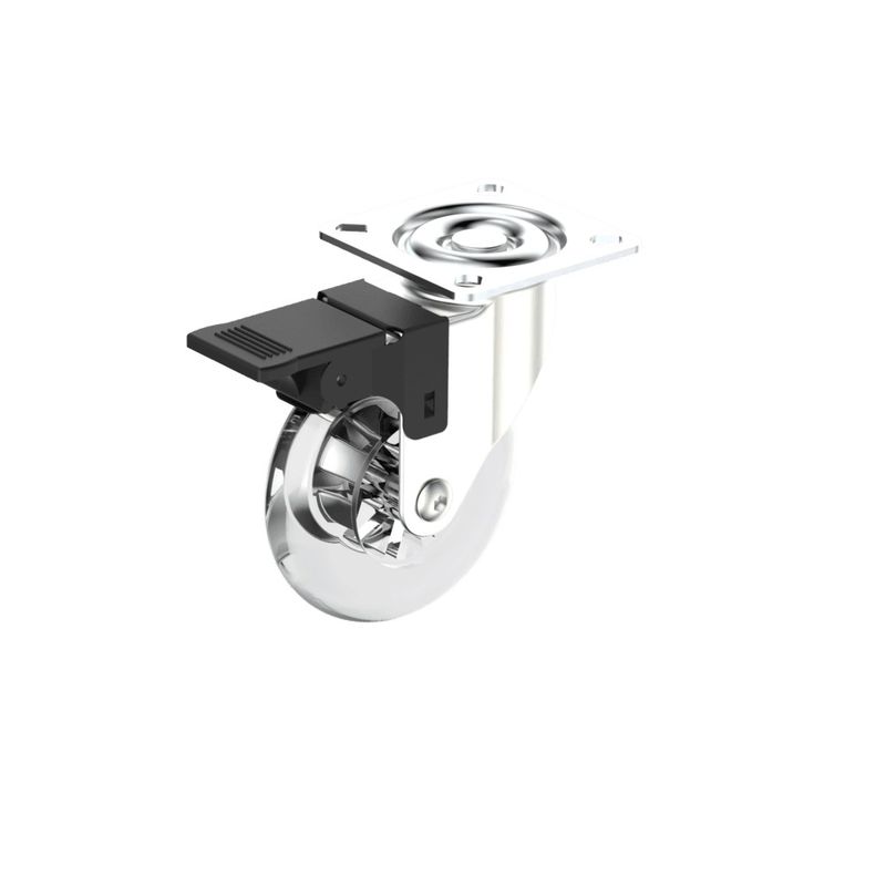Rodizio-Transparente-Chapa-Giratoria-75mm-com-Freio-Ate-55Kg-Niquel