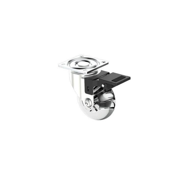 Rodizio-Transparente-Chapa-Giratoria-50mm-com-Freio-Ate-40Kg-Niquel