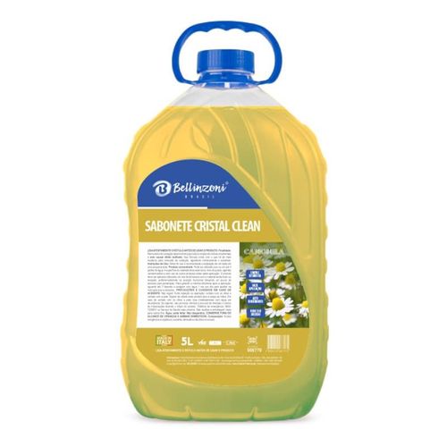 Sabonete Líquido Cristal Clean Camomila 5L Bellinzoni