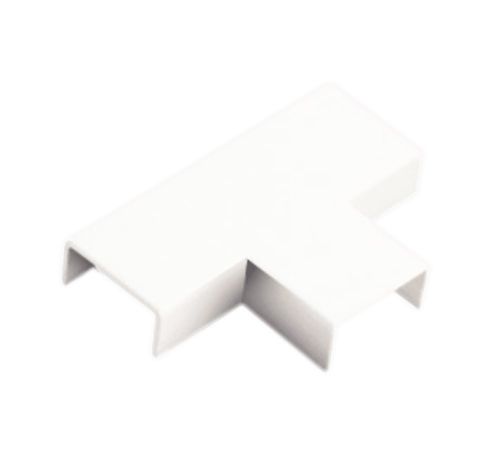 Derivação T 20x10mm para Canaleta Branca Alumbra 1 Peça