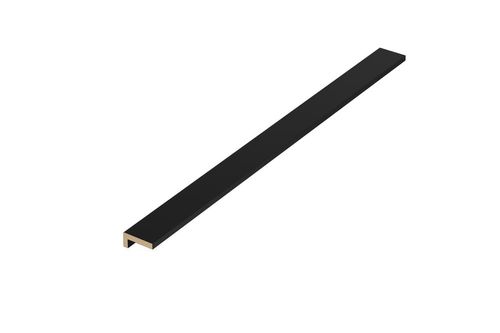 Cantoneira L MDF Resistênte à Umidade Preto 270cm
