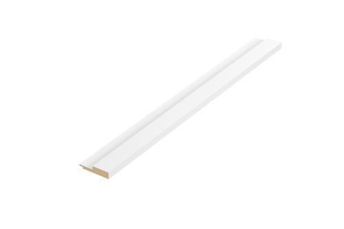 Acabamento Ripado Macho MDF Resistente à Umidade Branco Max 270cm