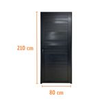 Porta-Laminada-Fechada-Aluminio-Preto-Direito-210x80cm