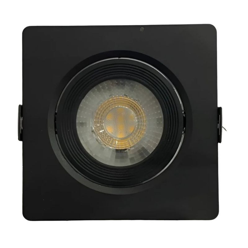 Spot-de-Led-de-Embutir-Quadrado-Preto-5W-400-Lumens-Luz-Amarela