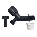 Torneira-para-Tanque-Jardim-Parede-Curta-ABS-Preto-com-12-pecas