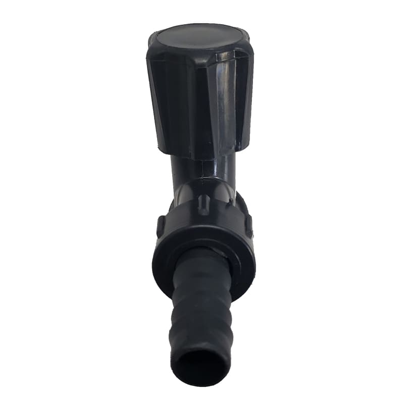 Torneira-para-Tanque-Jardim-Parede-Curta-ABS-Preto-com-12-pecas