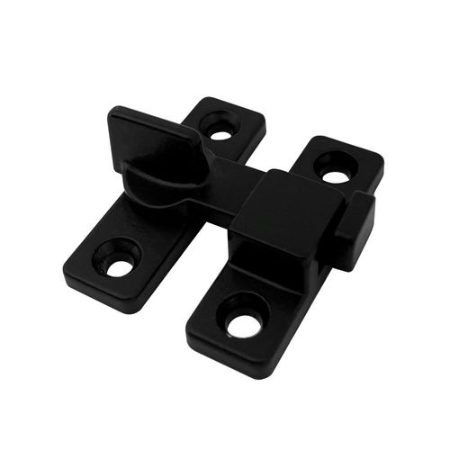 Tranqueta Bico Virado 4cm Zamac Preto
