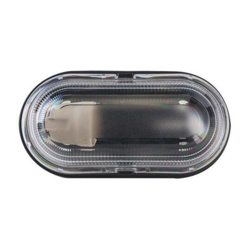 Tartaruga-em-Polipropileno-Preta-sem-Grade-IP54-para-1-Lampada-E27