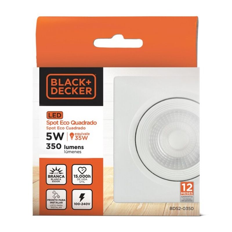 Spot-de-Led-de-Embutir-Quadrado-Branco-Eco-5W-350-Lumens-Luz-Branca
