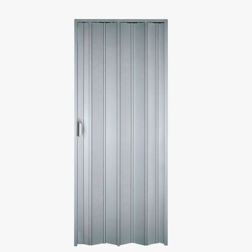Porta Sanfonada PVC Cinza 210x60cm